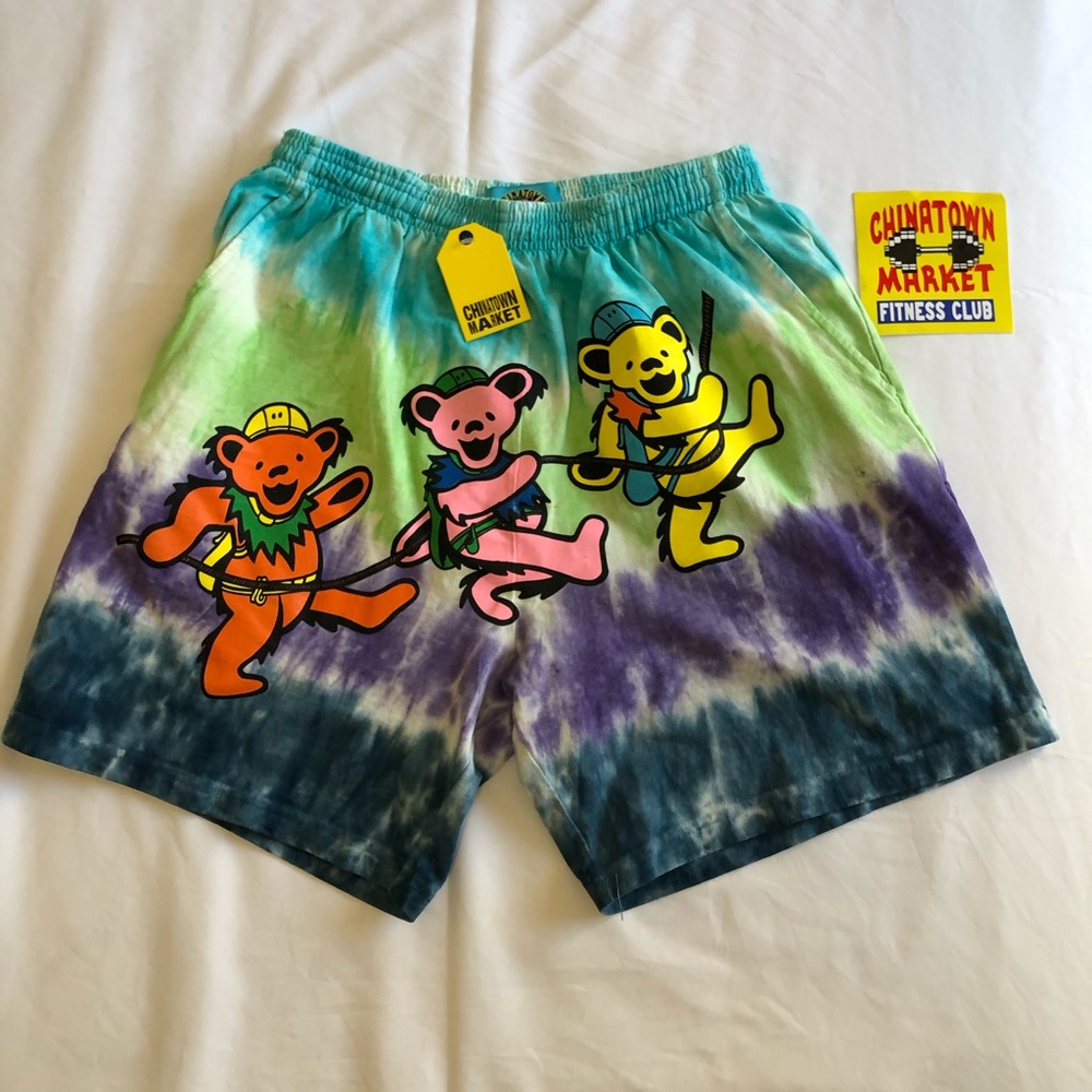 Chinatown Market x Grateful Dead Tie Dye Shorts